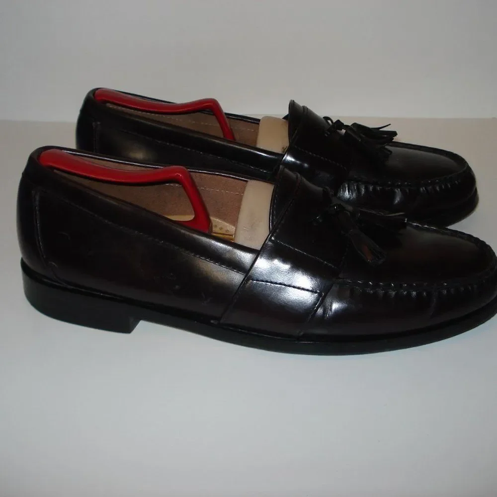 Men's Cole Haan 10 M Loafers Used Shoes Tassel